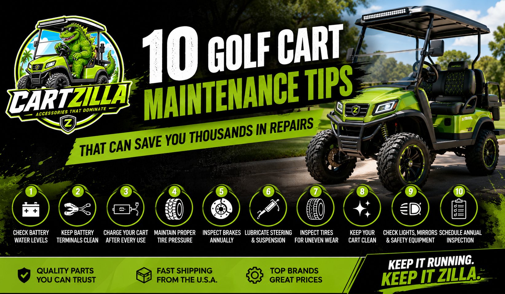10 Golf Cart Maintenance Tips That Can Save You Thousands in Repairs