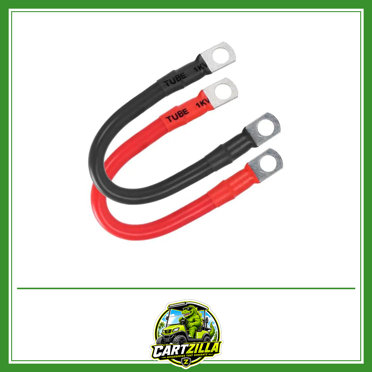 2AWG Car Battery Connector Power Inverter Cables Marine Battery Cable With Lug PVC Insulated Jacket For Auto Boats 30cm-Cartzilla LLC