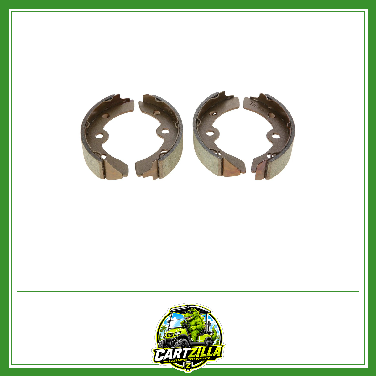4 Pcs Club Car Golf Cart Accessories Brake Shoes Pads Fits for Club Car DS and Precedent 1995-Up Golf Cart Replaces 101823201-Brake Shoes-Cartzilla LLC