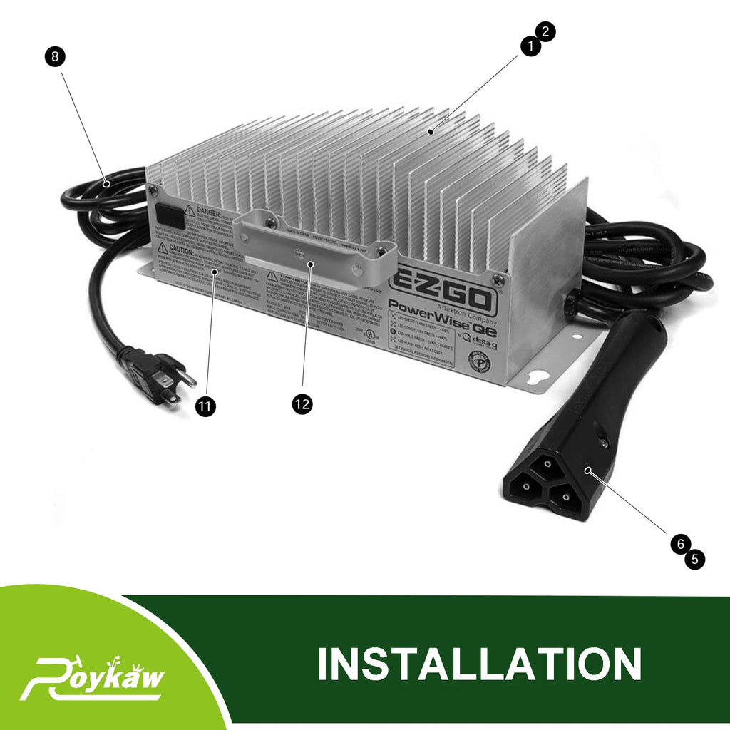 48V Charger Plug DC Plug & Cord Assembly | EZGO | 48V-Cartzilla Golf Cart Parts &amp; Accessories
