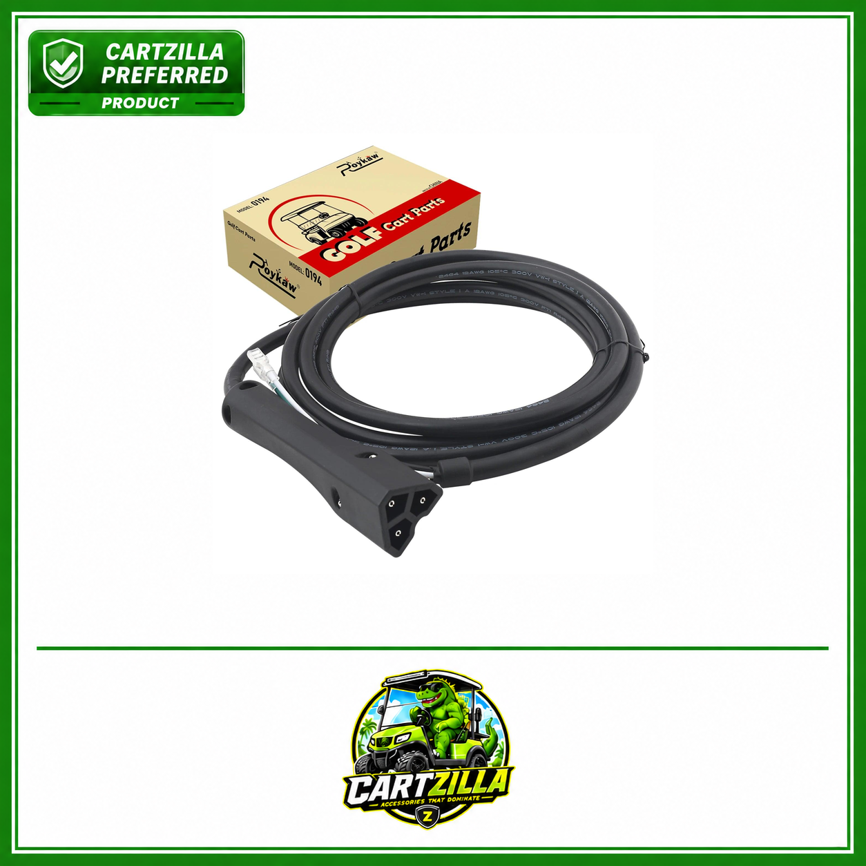 48V Charger Plug DC Plug & Cord Assembly | EZGO | 48V-Cartzilla Golf Cart Parts &amp; Accessories