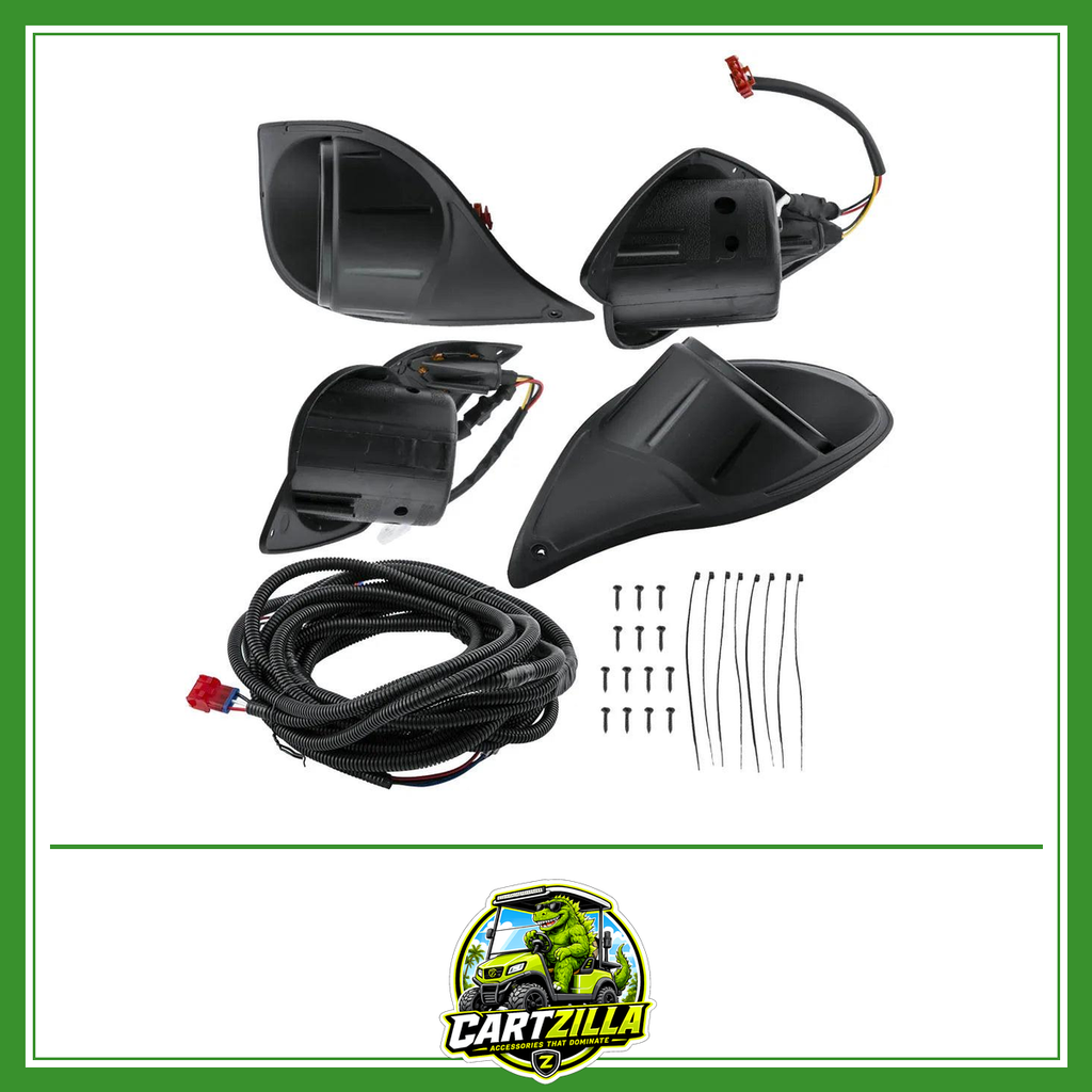 5 Pcs LED Headlights for Golf Cart Club Car Gas / Electric For Yamaha G29 2007-up Light Assembly Complete LED Light Kit LED-LED Headlight Kit-Cartzilla LLC