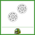 7.87" Lightweight ABS Golf Cart Hub Caps – Universal Wheel Covers (Set of 2)-Cartzilla LLC