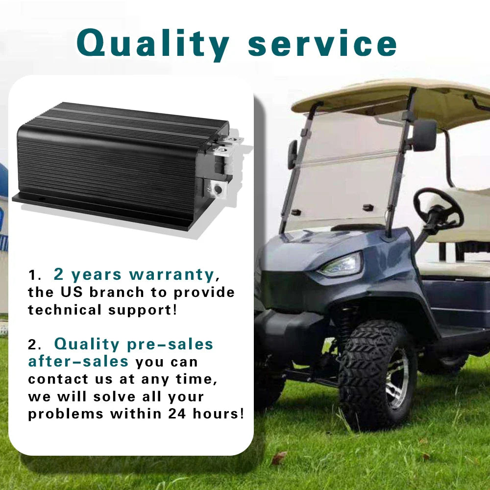 80V 600A DC Golf Cart Motor Speed Controller for EZGO & Club Car (2000–2019) – Curtis 1253-8001