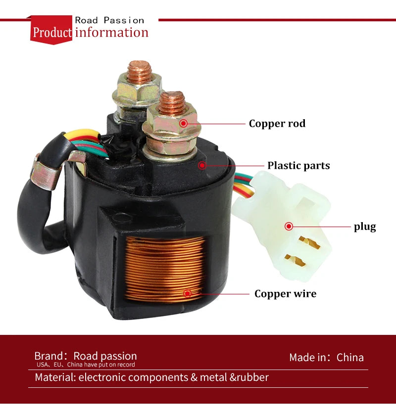 Albright Style Solenoid | Club Car Precedent/DS 2000-Up | 48V-Cartzilla Golf Cart Parts &amp; Accessories