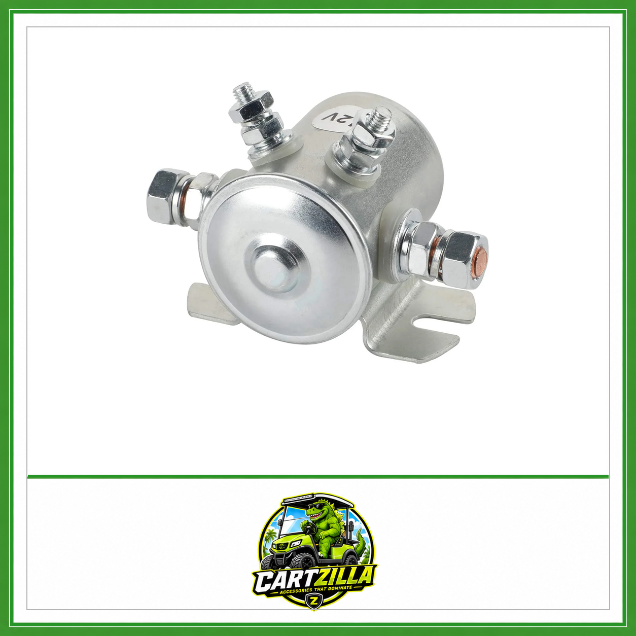 Continuous Duty Solenoid Relay | Golf Cart | 12V 300A-Cartzilla Golf Cart Parts &amp; Accessories