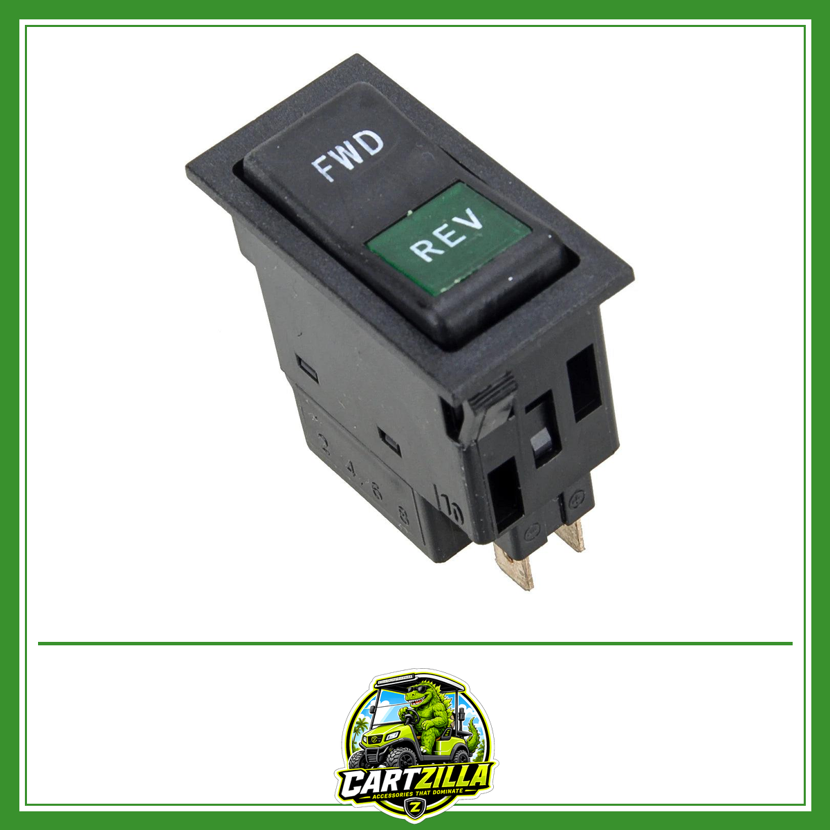 Forward Reverse Switch Fit for Bad Boy Buggie Golf Carts VH Recreational 36V/48V Rocker Selector-Cartzilla LLC