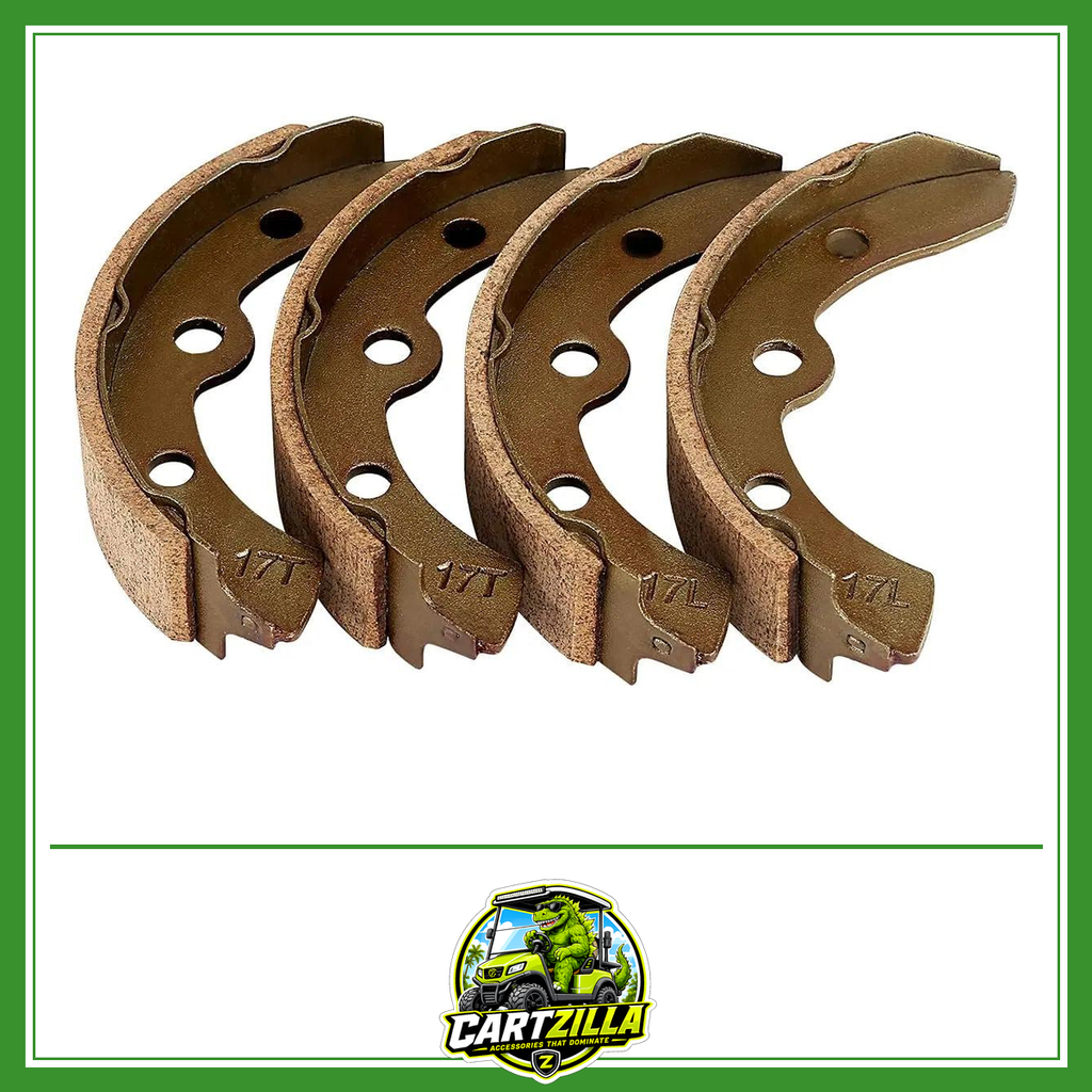 Golf Cart Brake Shoes,Replacement Brake Pads for Club Car DS&Carryall(Manual Adjust) 1981-1994,E-Z GO G&E 1982-1986,for Yamaha-Brake Shoes-Cartzilla LLC