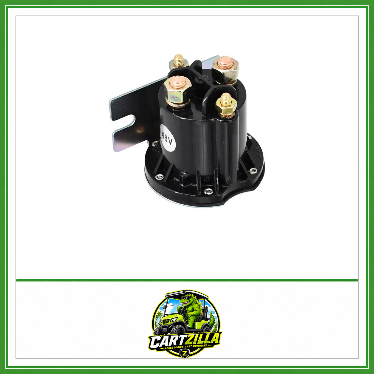 Golf Cart Solenoid Relay | EZGO TXT/MPT 2010-Up | 48V 100A-Cartzilla Golf Cart Parts &amp; Accessories