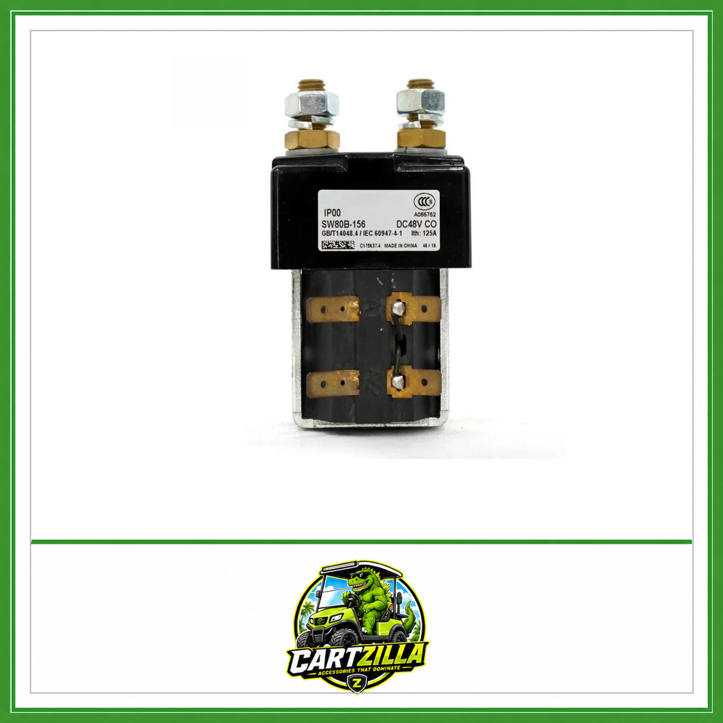 Heavy Duty Solenoid Contactor | Club Car Precedent/DS/Tempo/Carryall | 48V-Cartzilla Golf Cart Parts &amp; Accessories