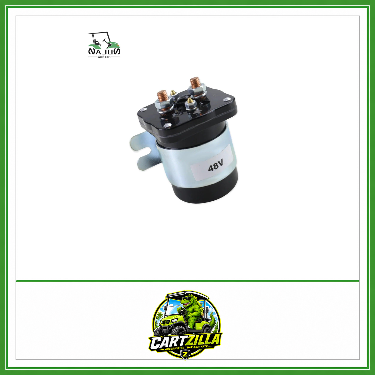 Heavy Duty Solenoid Contactor | EZGO TXT | 48V-Cartzilla Golf Cart Parts &amp; Accessories