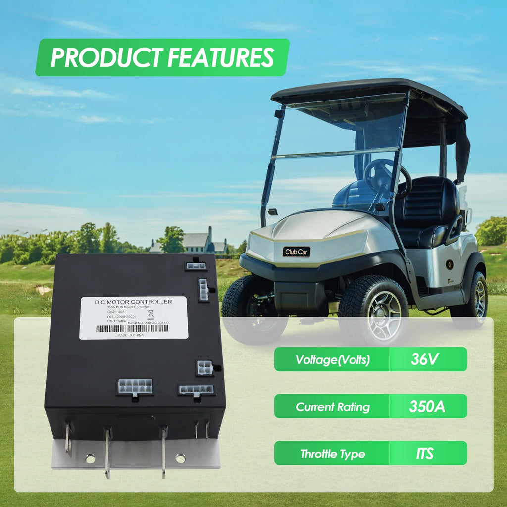 36V 350A PDS Golf Cart Motor Controller for EZGO TXT (2000–2019) – Replaces 73326-G02/G04/G05/G06