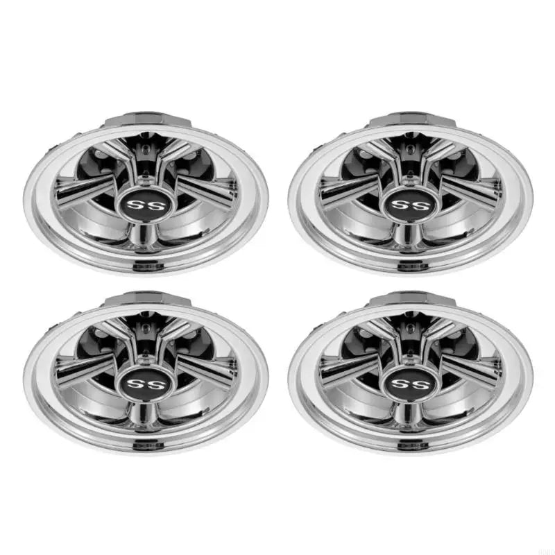 8" Heavy-Duty Golf Cart Wheel Hub Covers – Universal ABS Fit (Set of 4)