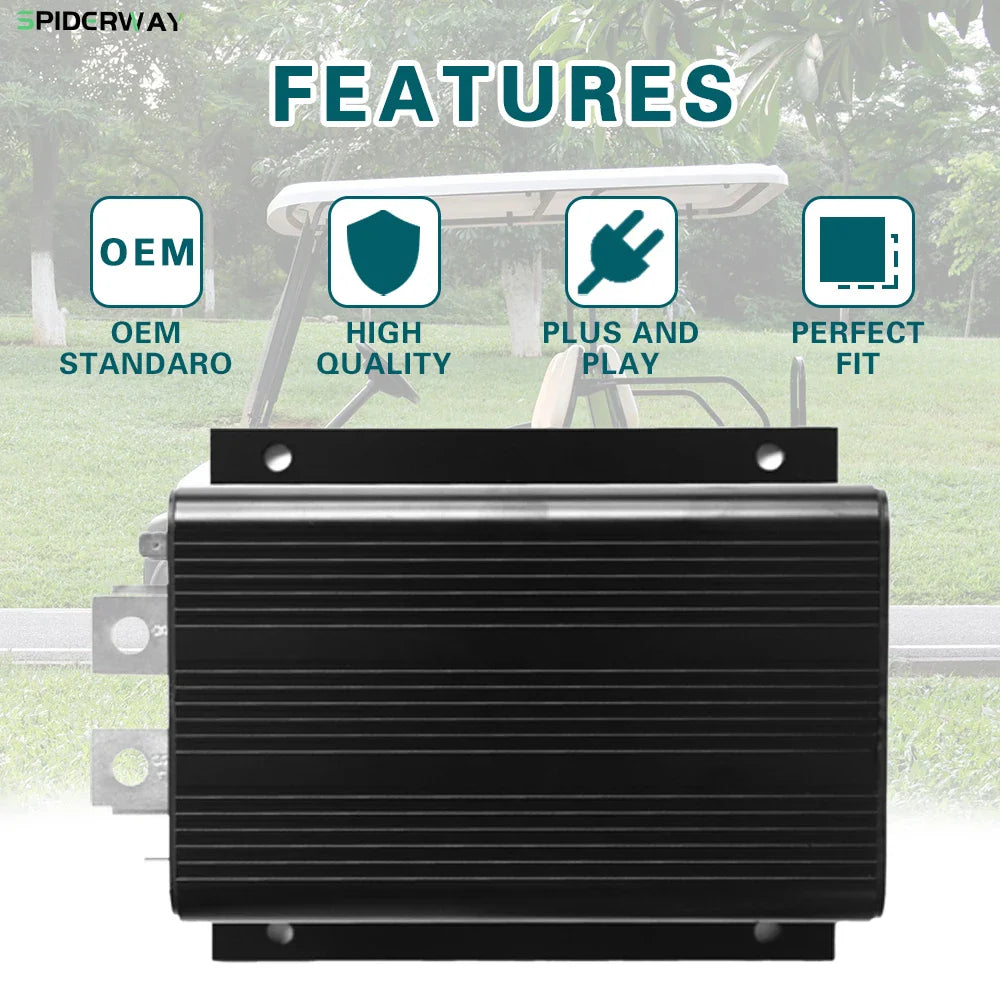 48V 300A Golf Cart Motor Controller for Club Car DS, Carryall & Villager (1996–2006) – Curtis 1204-412