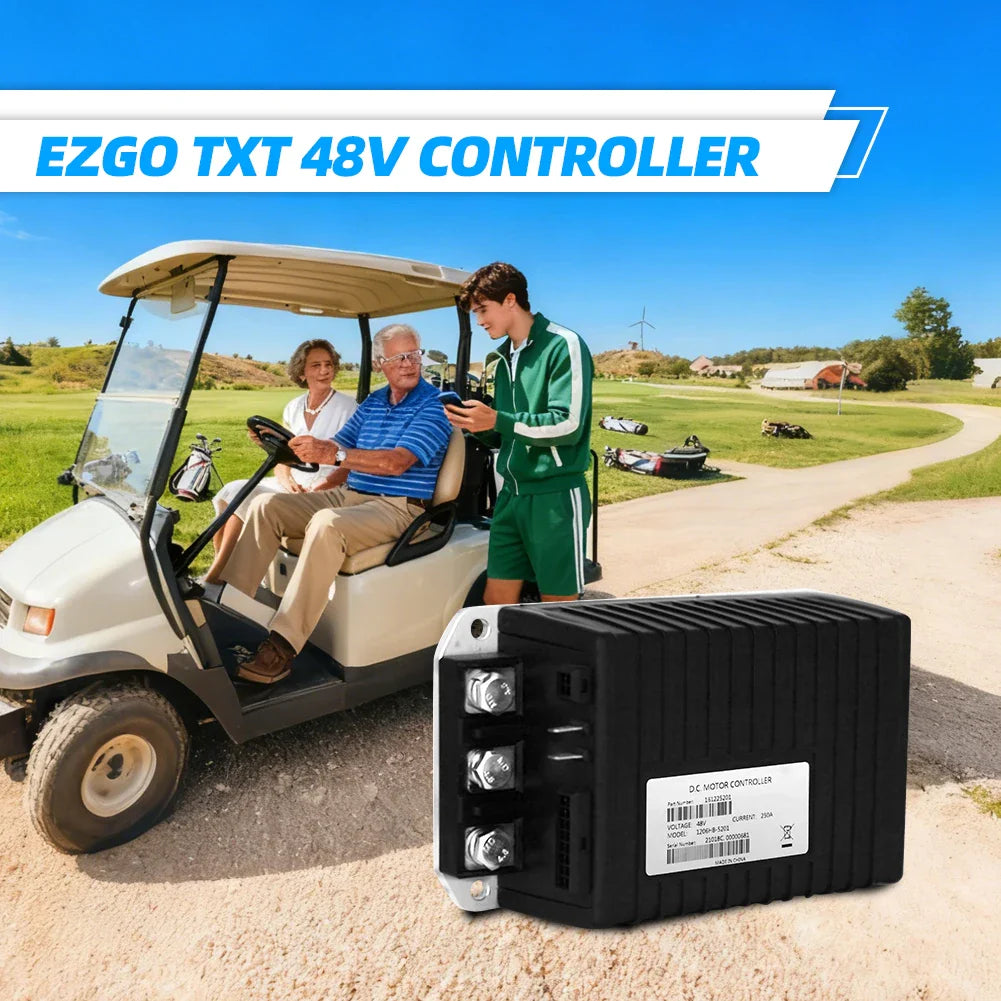 48V 250A Golf Cart Motor Controller for EZGO TXT & Express (2010+) – Curtis 1206HB-5201