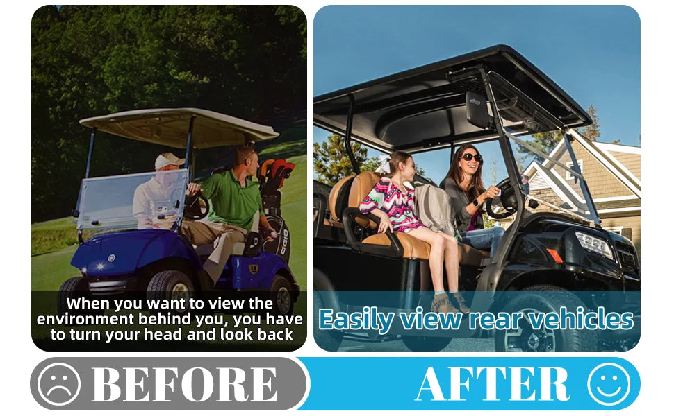 Golf Cart Rear View Mirror | Universal
