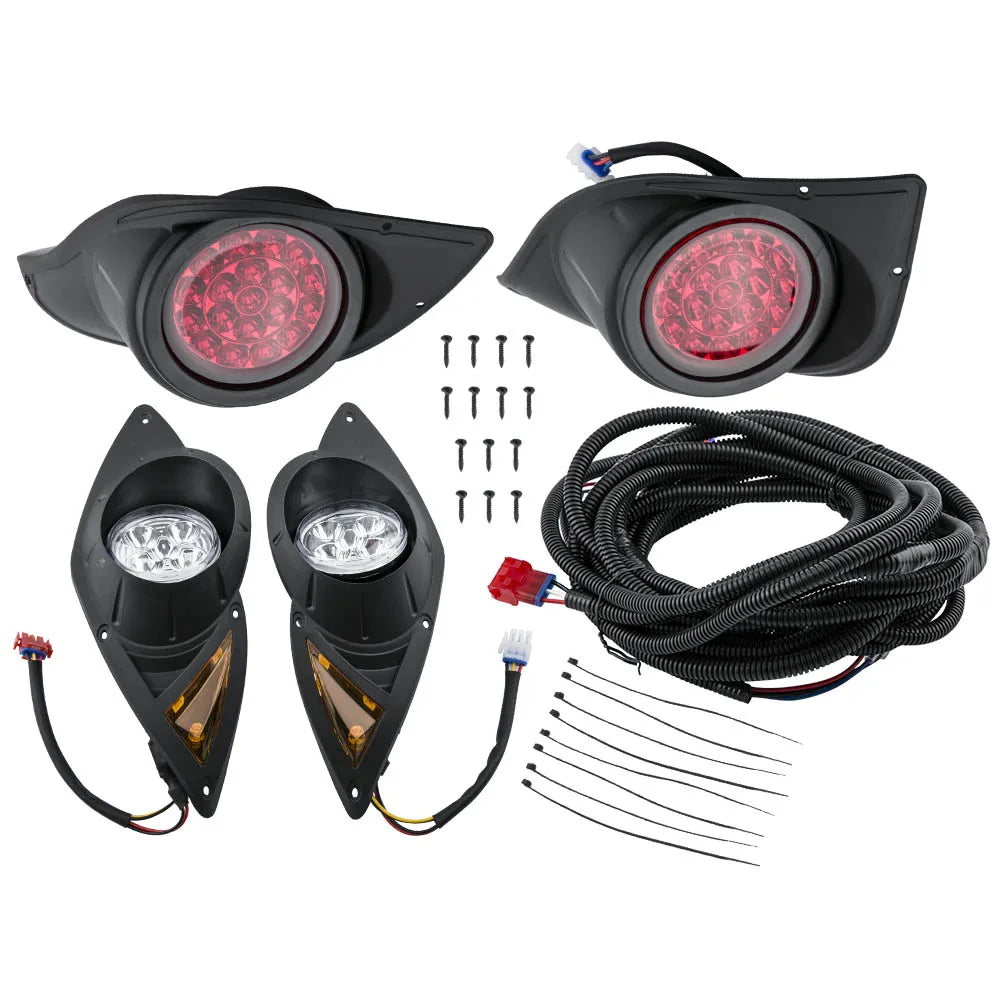 5 Pcs LED Headlights for Golf Cart Club Car Gas / Electric For Yamaha G29 2007-up Light Assembly Complete LED Light Kit LED