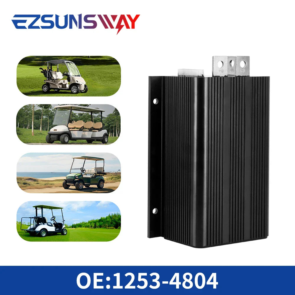 48V 600A DC Hydraulic Motor Controller for EZGO & Club Car Golf Carts – Curtis 1253-4804