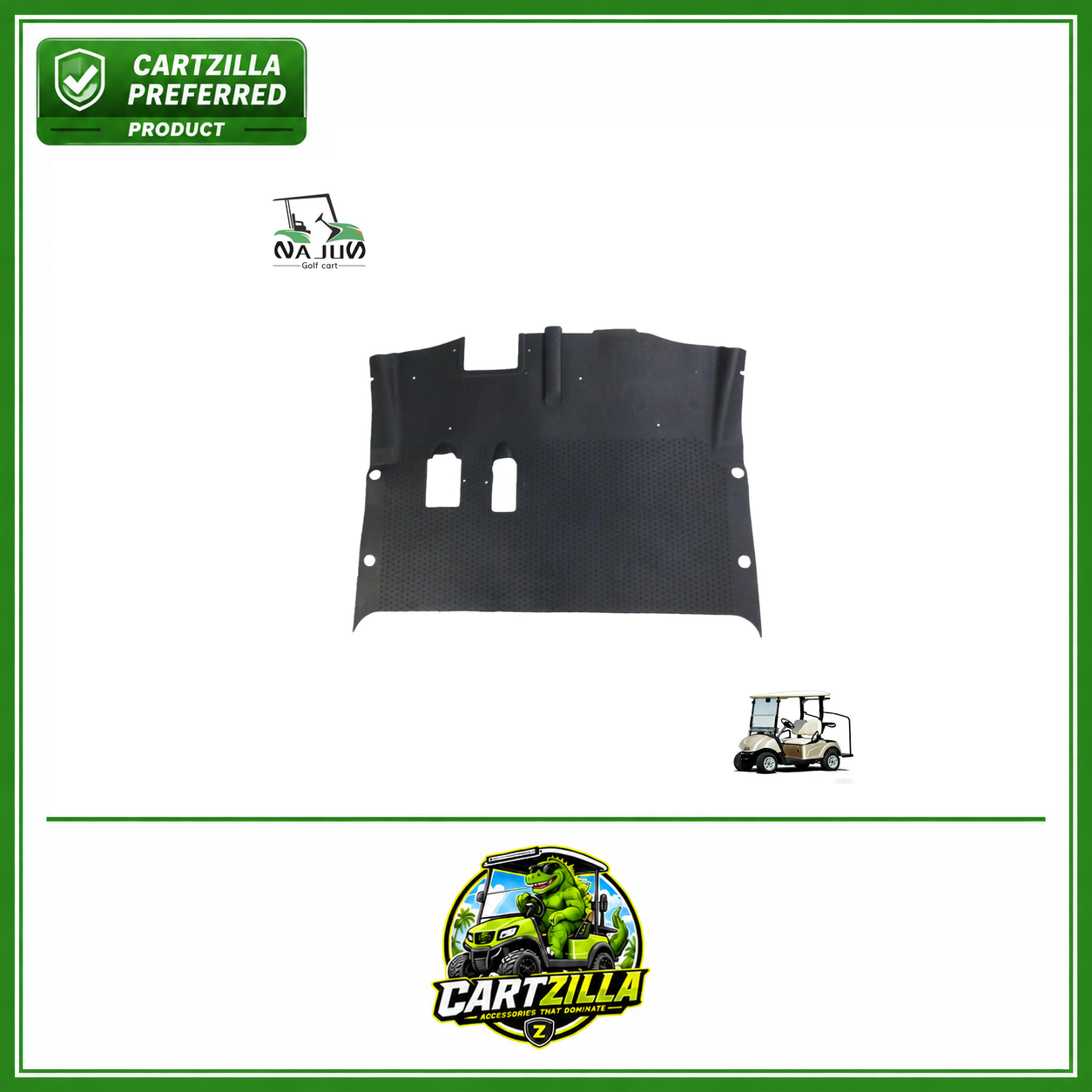 Golf Cart Accessories EZGO LXI Carpet Floor Mat Foot Pedal Cover for E-Z-GO LXI 5109104-JSA2C48-0000