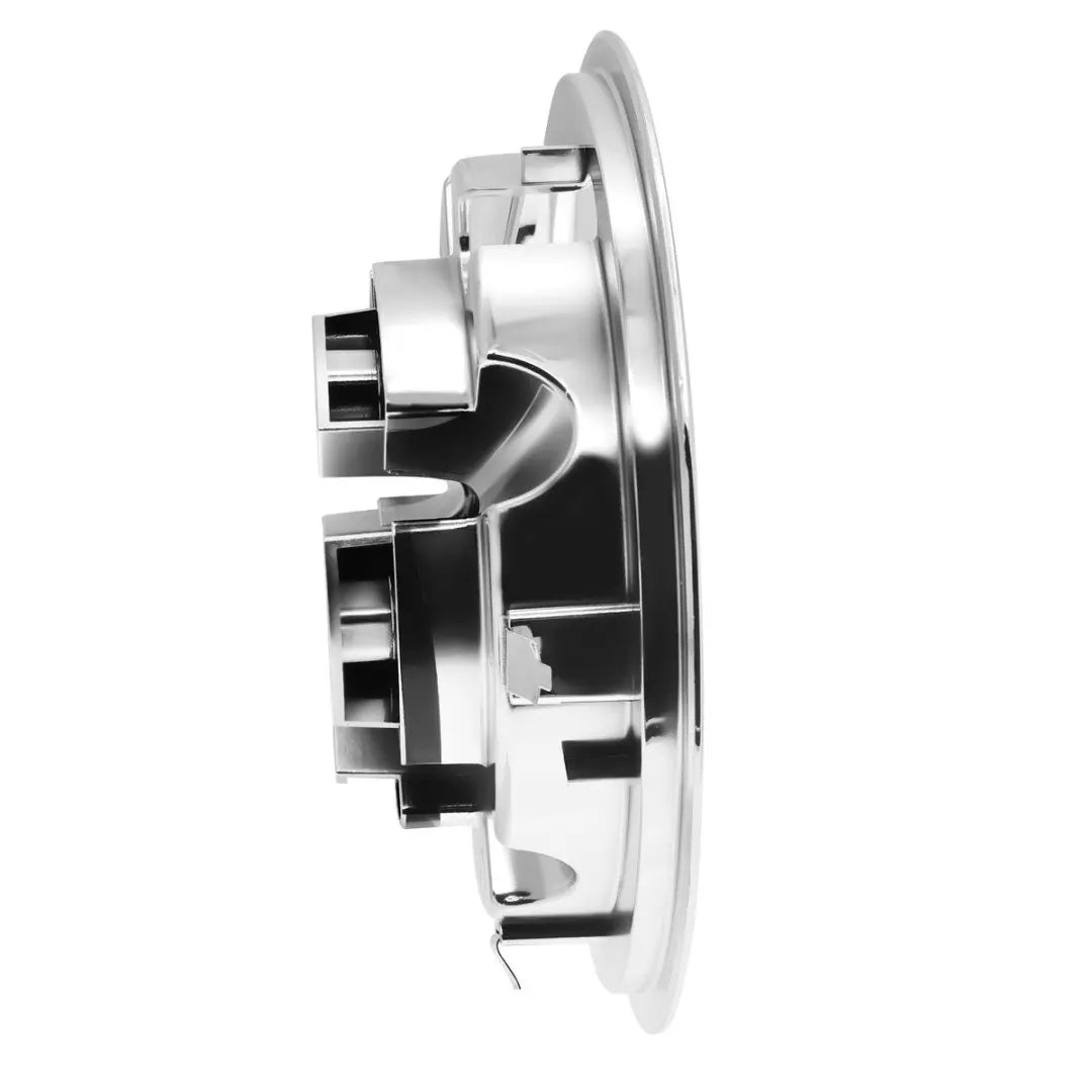 8" Chrome Plated Golf Cart Hub Caps – Fits EZGO, Club Car & Yamaha (Set of 4)