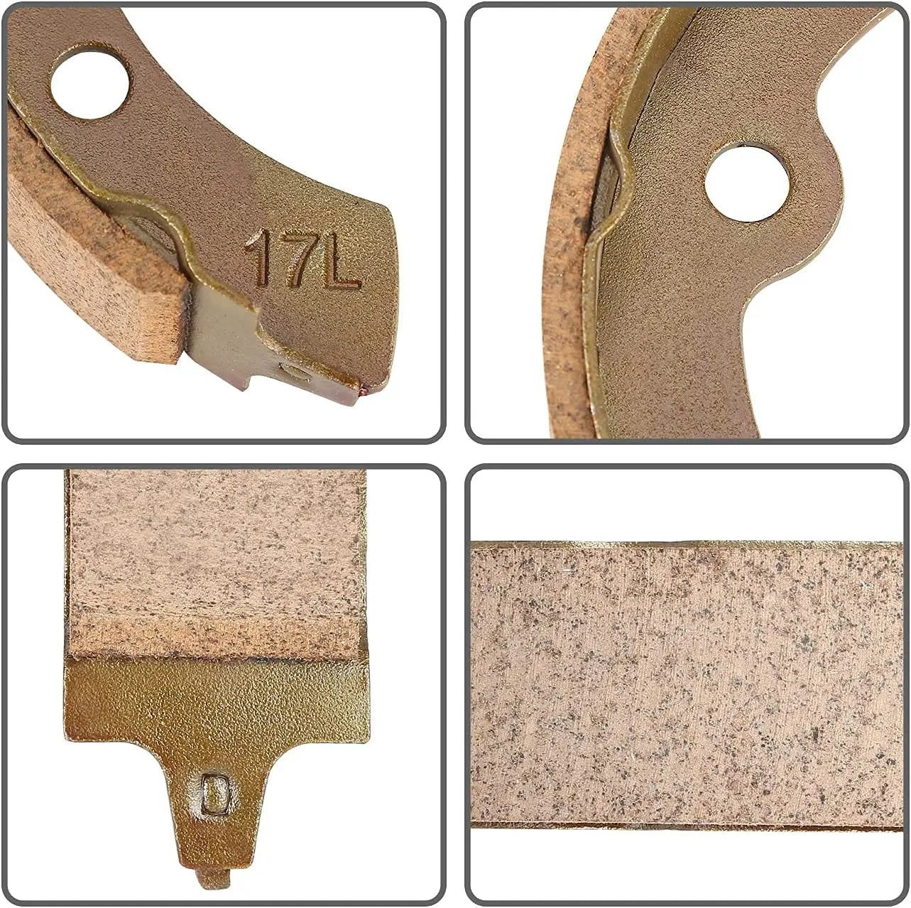 Golf Cart Brake Shoes,Replacement Brake Pads for Club Car DS&Carryall(Manual Adjust) 1981-1994,E-Z GO G&E 1982-1986,for Yamaha