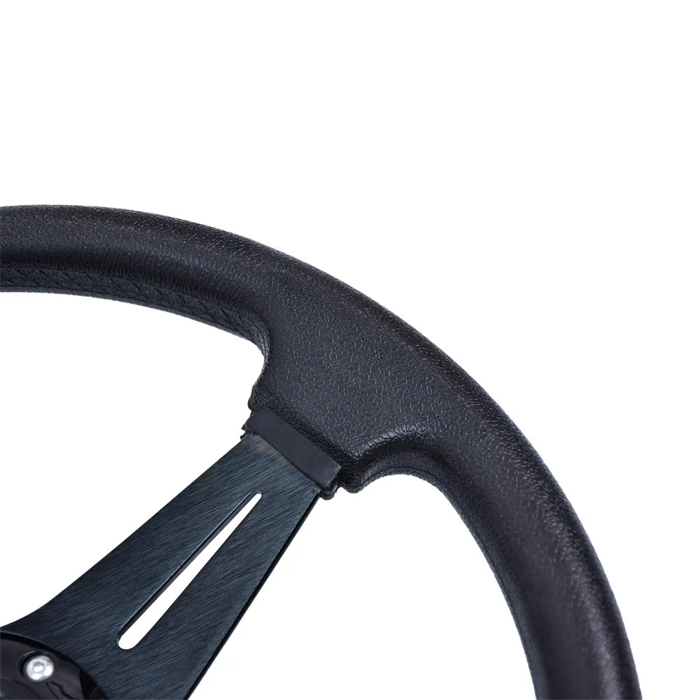 TIYPEOR 350mm/14inch 6 Holes Racing Steering wheels for Golf Cart