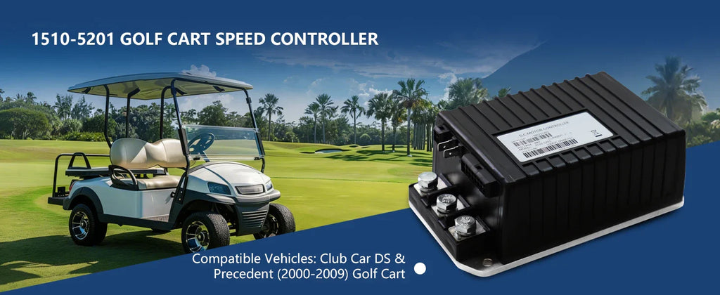 48V 250A Golf Cart Motor Controller for Club Car DS Precedent & Villager 4 – Replaces Curtis 1510-5201 - 1510-5201