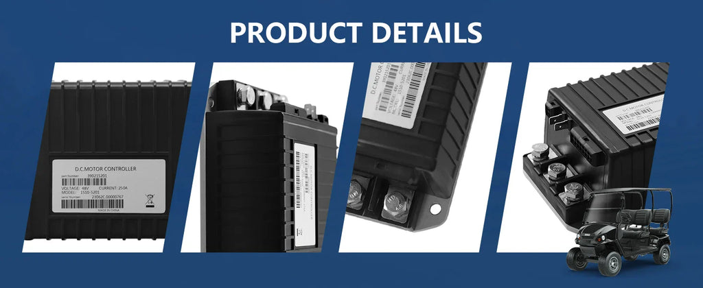 48V 250A Golf Cart Motor Controller for Club Car DS Precedent & Villager 4 – Replaces Curtis 1510-5201 - 1510-5201