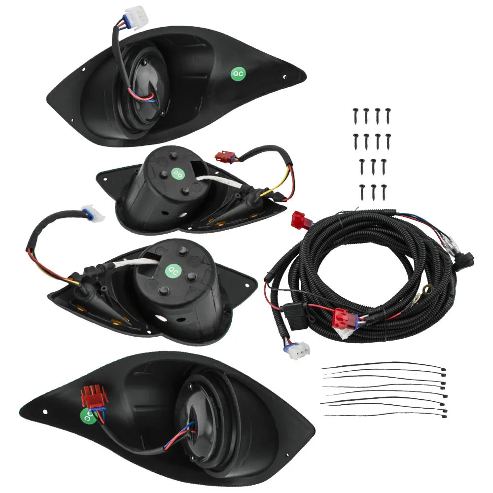 5 Pcs LED Headlights for Golf Cart Club Car Gas / Electric For Yamaha G29 2007-up Light Assembly Complete LED Light Kit LED
