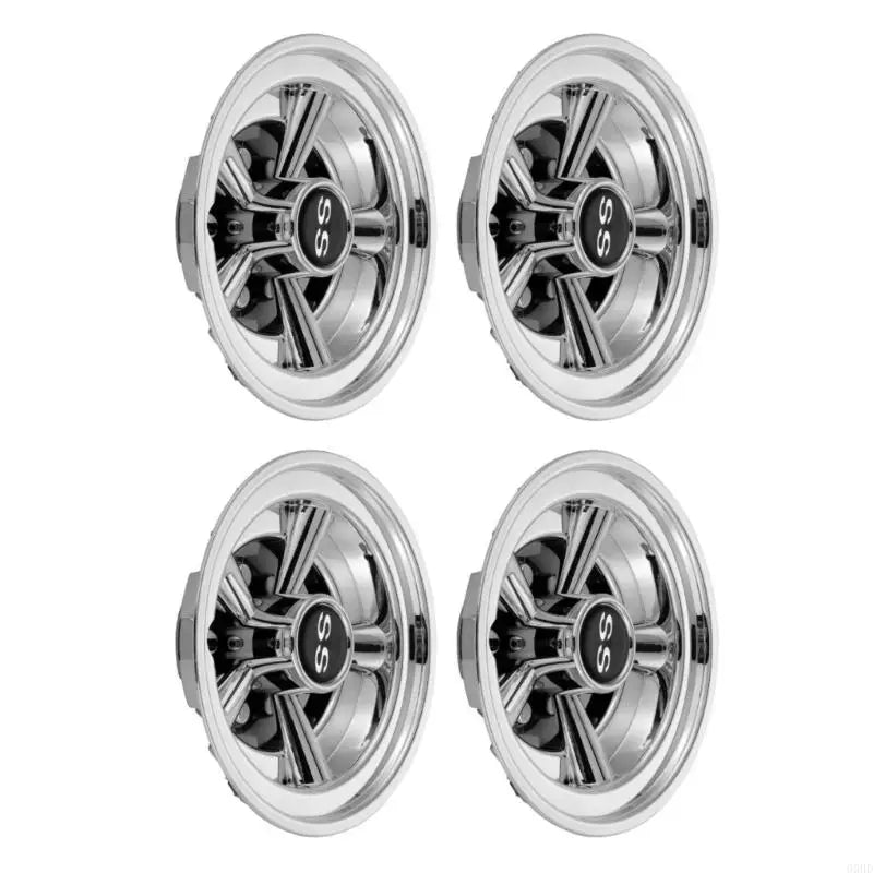 8" Heavy-Duty Golf Cart Wheel Hub Covers – Universal ABS Fit (Set of 4)