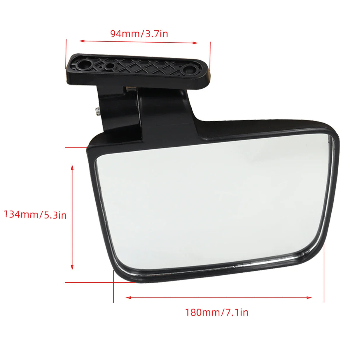 A pair of golf cart side mirrors, side mirrors, reverse mirrors, rearview mirrors, and reflective mirrors