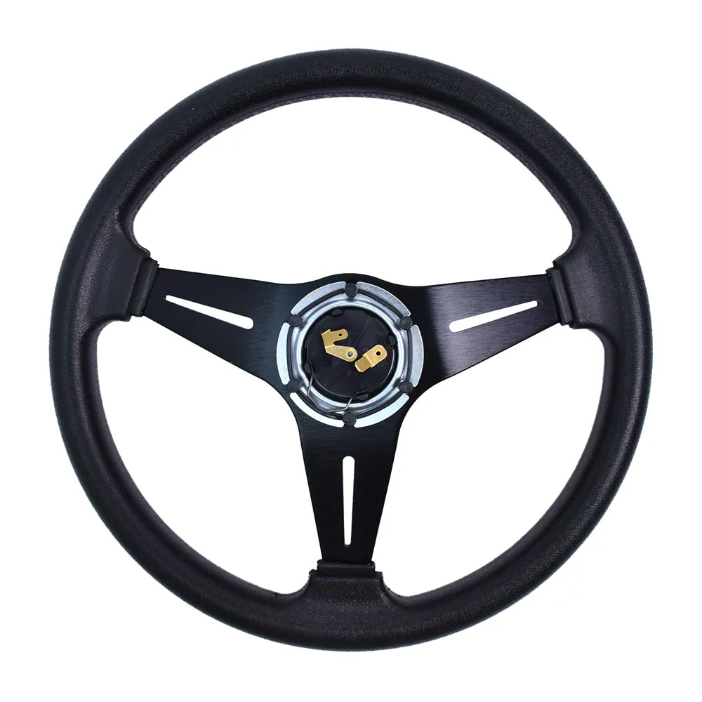 TIYPEOR 350mm/14inch 6 Holes Racing Steering wheels for Golf Cart