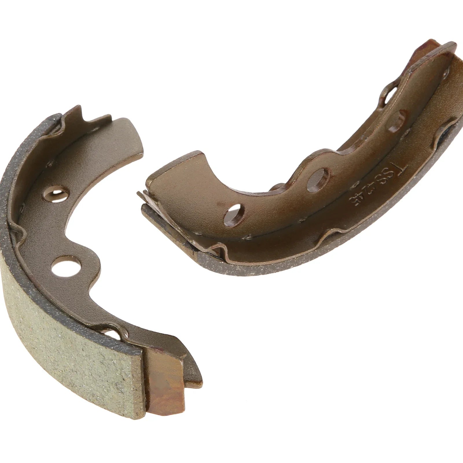4 Pcs Club Car Golf Cart Accessories Brake Shoes Pads Fits for Club Car DS and Precedent 1995-Up Golf Cart Replaces 101823201