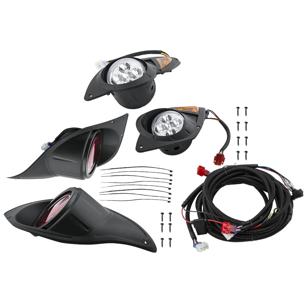 5 Pcs LED Headlights for Golf Cart Club Car Gas / Electric For Yamaha G29 2007-up Light Assembly Complete LED Light Kit LED