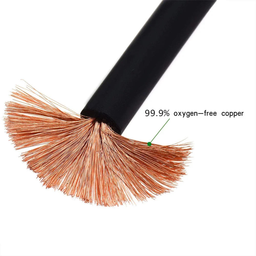 2AWG New Energy Vehicle Battery Connection Cable Battery Extension Cord Power Inverter Cable Solar Accessories for Cars, Solar