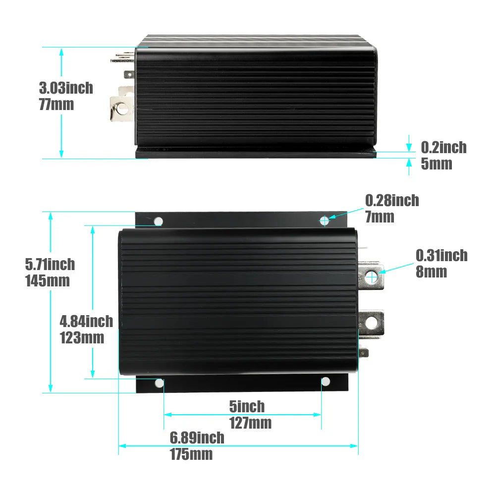 24V/36V 275A DC Golf Cart Motor Controller for EZGO – Replaces Curtis 1204-027 / PMC