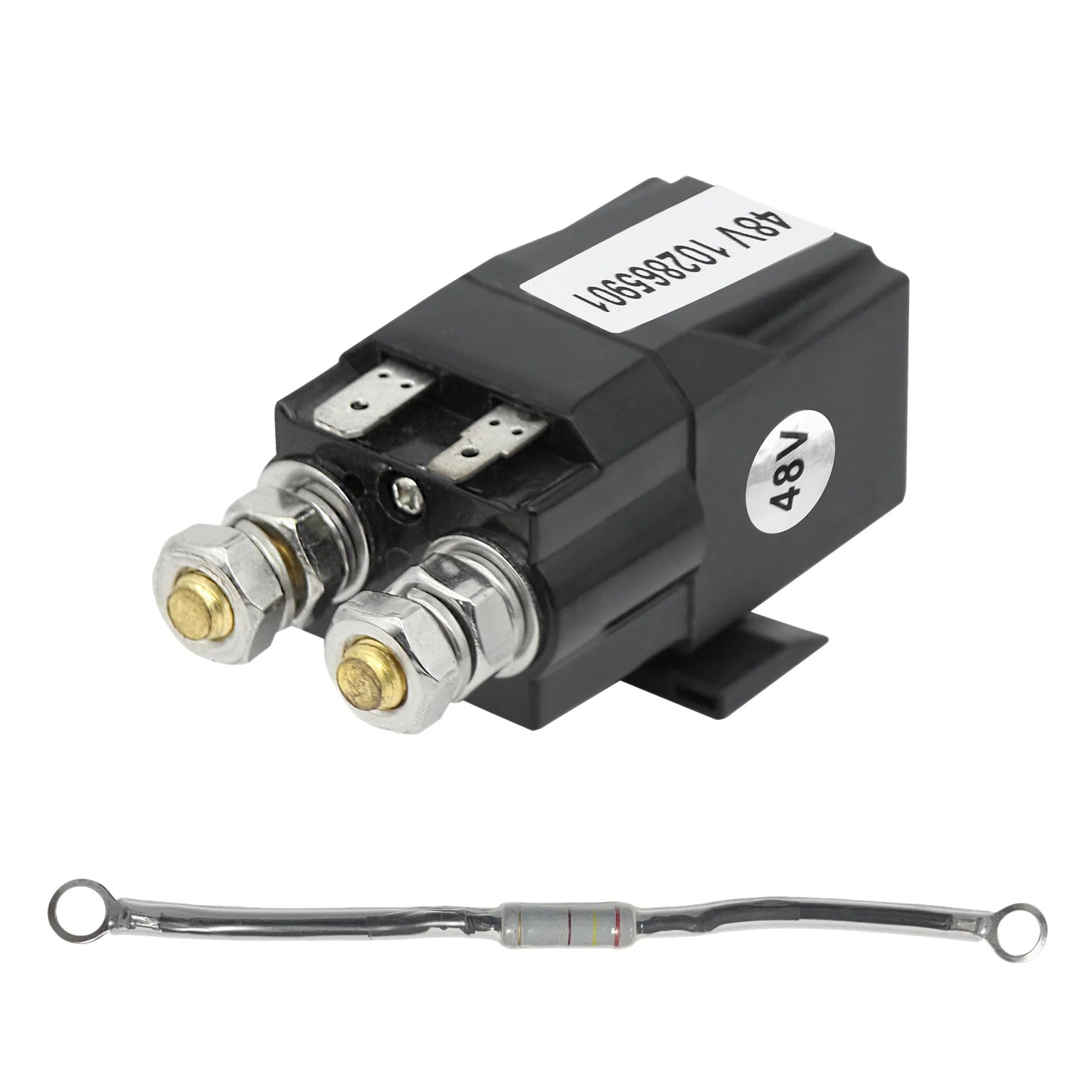 Solenoid Relay with Resistor | Club Car Precedent/DS | 48V-Cartzilla Golf Cart Parts &amp; Accessories