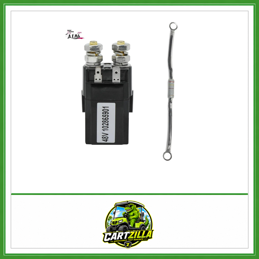 Solenoid Relay with Resistor | Club Car Precedent/DS | 48V-Cartzilla Golf Cart Parts &amp; Accessories